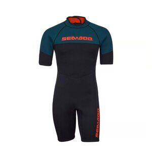 Men's Sea-Doo Escape 3mm Neoprene Shorty Wetsuit Navy/Marine, Size Large